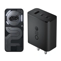 CMF by Nothing 100W Power GaN 5A 3 Port Mobile Charger - Black - Black