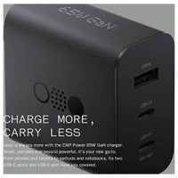 CMF by Nothing 100W Power GaN 5A 3 Port Mobile Charger - Black - Black