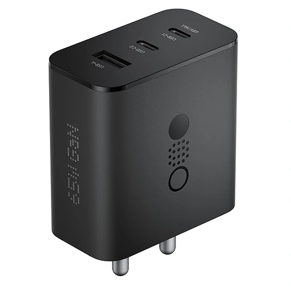 CMF by Nothing 65W GaN 3 A Multiport Mobile Charger - Black - Black
