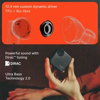 CMF by Nothing Buds 2A Wireless Bluetooth Earbuds - Dark Grey - Dark Grey