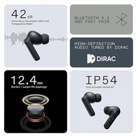 CMF by Nothing Buds 42 dB Active Noise Cancellation - Dark Grey - Dark Grey