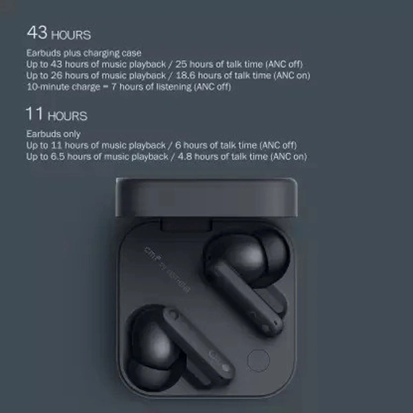 CMF by Nothing Buds Pro 2 with 50 dB ANC - Blue - Blue