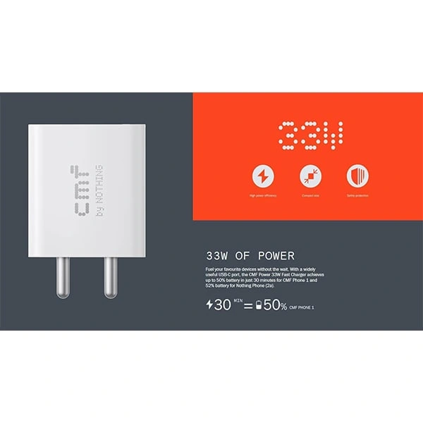 Nothing CMF by Nothing Power 33W Charger