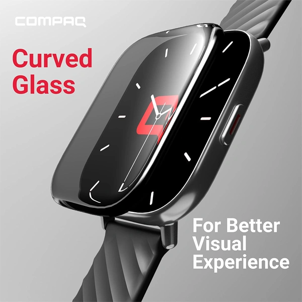 Compaq Q Watch Balance Series with 1.69" HD Display Smartwatch - Grey - Grey