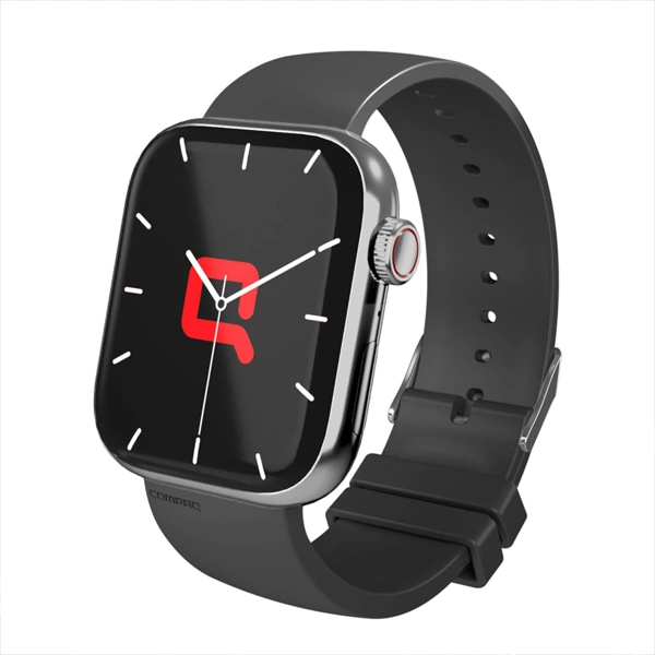 Compaq Q Watch Dimension Series with 1.81" HD Display Smartwatch - Grey - Grey