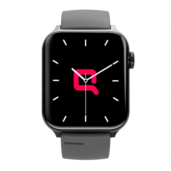 Compaq Q Watch Xbreed Series with 1.78" Amoled Display Smartwatch - Grey - Grey