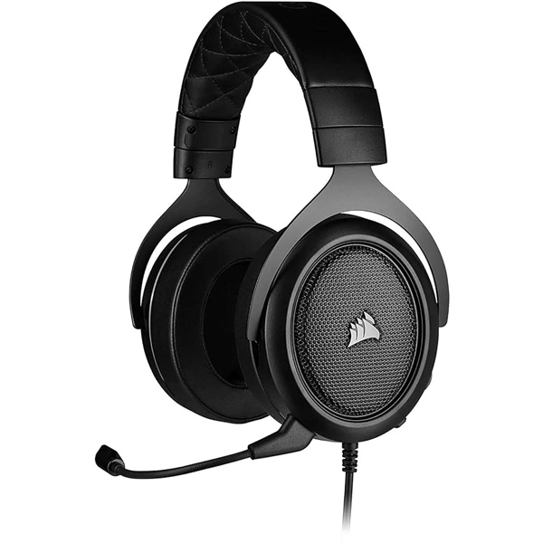 Corsair Hs50 Pro Wired On Ear Headphones with Mic - Black