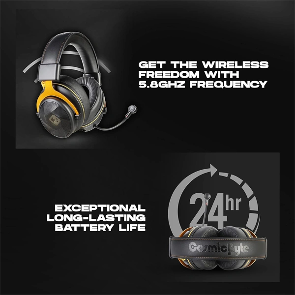 Cosmic Byte Equinox Kronos Wireless Gaming Headset with Dolby Atmos