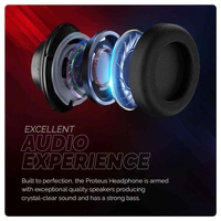 Cosmic Byte Proteus Headset Dual Input USB and 3.5mm, 7.1 Surround Sound - White - White