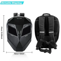 Crelander CRELANDER Super Cool Deadpool Style Knight LED Backpack - Black