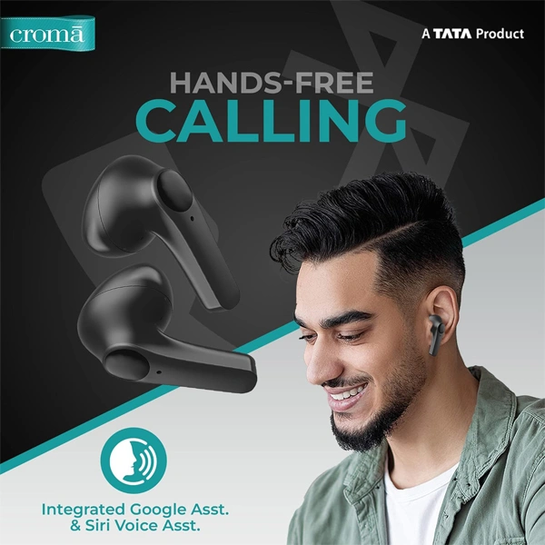 Croma True Wireless In Ear Earbuds With Mic
