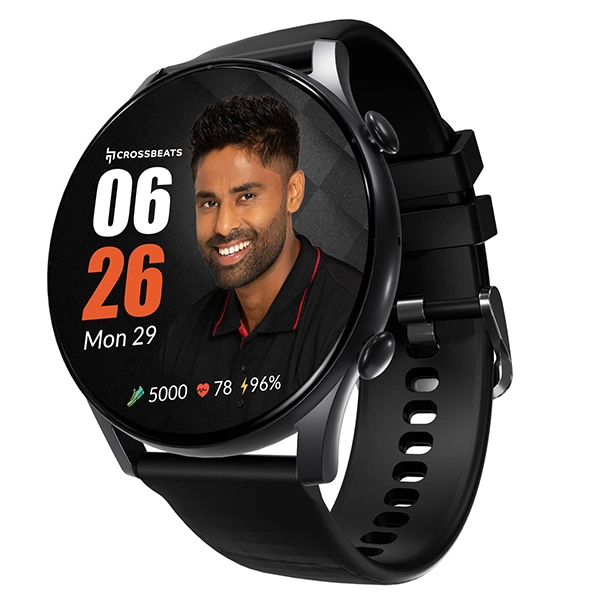 Crossbeats CrossBeats Apex Regal 1.43" Super AMOLED Always On Display Smart Watch - Brown - Brown