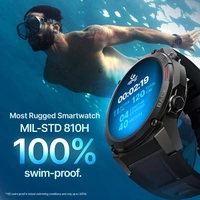 Crossbeats CrossBeats Armour 1.43" Super AMOLED Swimproof Always Smartwatch - Green - Green