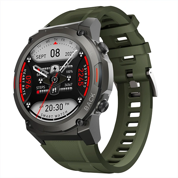 Crossbeats CrossBeats Armour 1.43" Super AMOLED Swimproof Always Smartwatch - Green - Green