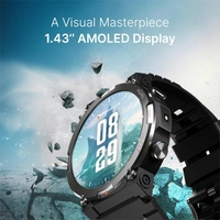 Crossbeats CrossBeats Everest 2.0 Smart Watch - Black - Black