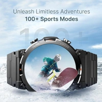 Crossbeats CrossBeats Everest 2.0 Smart Watch - Black - Black