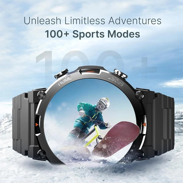 Crossbeats CrossBeats Everest 2.0 Smart Watch - Black - Black