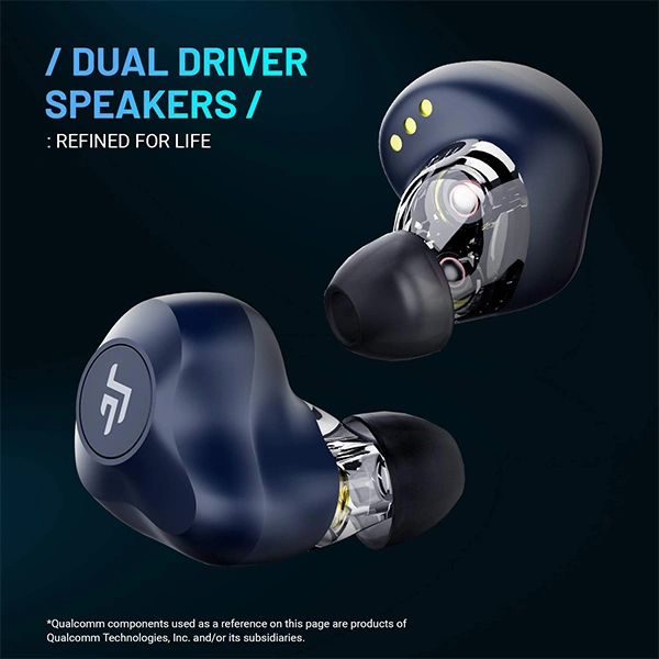 Crossbeats CrossBeats Evolve Dual Dynamic Drivers True Wireless in-Ear Earbuds