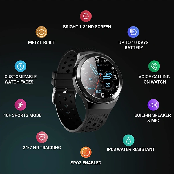 Crossbeats CrossBeats Orbit Sport BT Calling Smart Watch