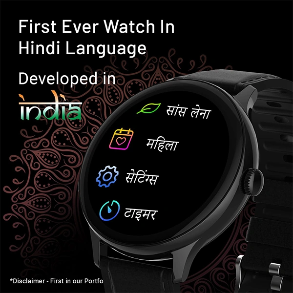 Crossbeats CrossBeats PRIZM super retina AMOLED Smart watch