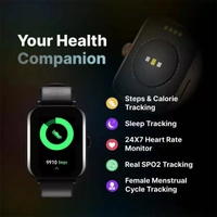 Cultsport Beats 1.85" HD Screen Bluetooth Calling Smartwatch - Black - Black