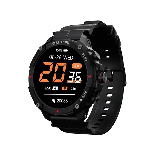 Cultsport Ranger XR 1.43" Amoled Outdoor Rugged Smartwatch for Men - XR Black - XR Black