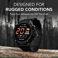 Cultsport Ranger XR 1.43" Amoled Outdoor Rugged Smartwatch for Men - XR Black - XR Black