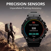 Cultsport Ranger XR 1.43" Amoled Outdoor Rugged Smartwatch for Men - XR Black - XR Black