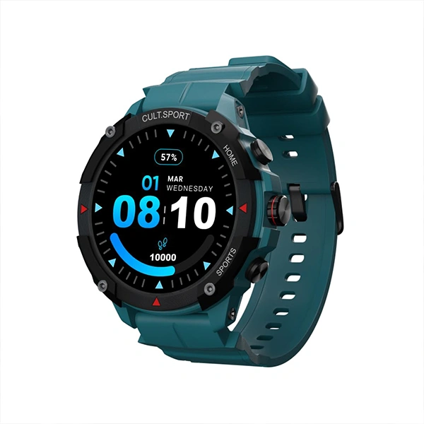 Cultsport Ranger XR 1.43" Amoled Outdoor Rugged Smartwatch for Men - XR Blue - XR Blue