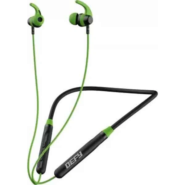 Defy CrestX  Bluetooth Neckband - Lively Green - Lively Green