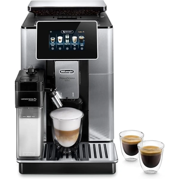 DeLonghi De'Longhi PrimaDonna Soul ECAM610.75.MB Fully Automatic Coffee Machine with TFT Display