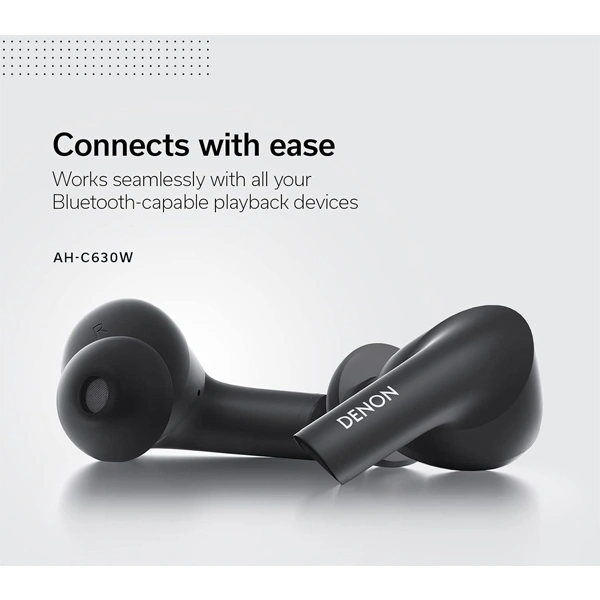 Denon AH-C630W True Wireless Earbuds - White - White