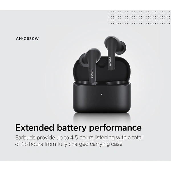 Denon AH-C630W True Wireless Earbuds - White - White