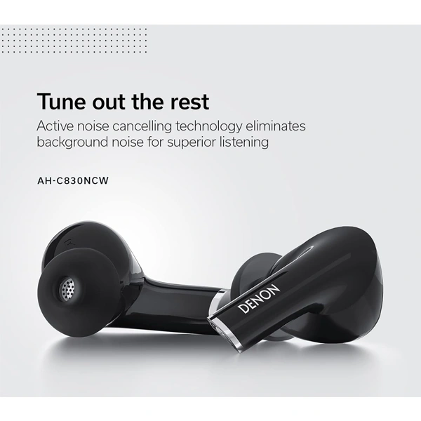 Denon AH-C830NCW Active Noise Cancelling Earbuds