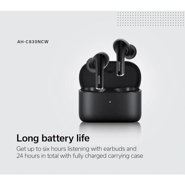 Denon AH-C830NCW Active Noise Cancelling Earbuds