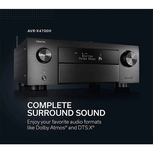 Denon AVC X4700H 8K Ultra HD AV Receiver