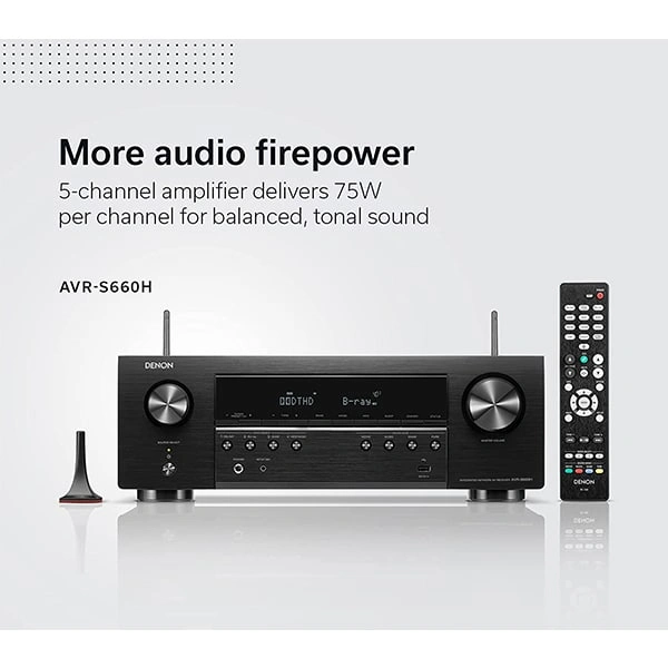Denon AVR-S660H AV Receiver Voice Control