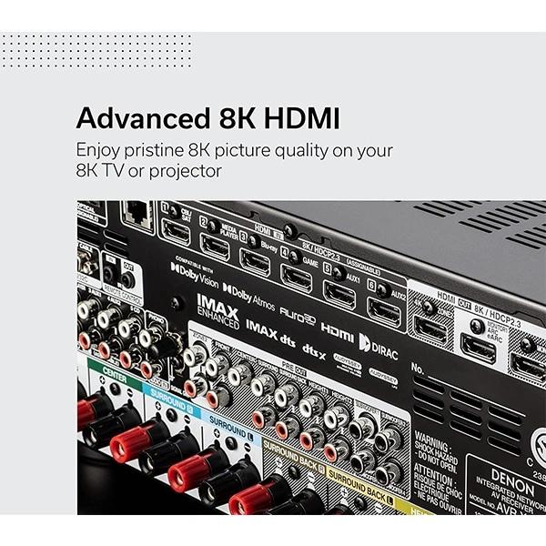 Denon AVR-X3800H Home Theater Receiver
