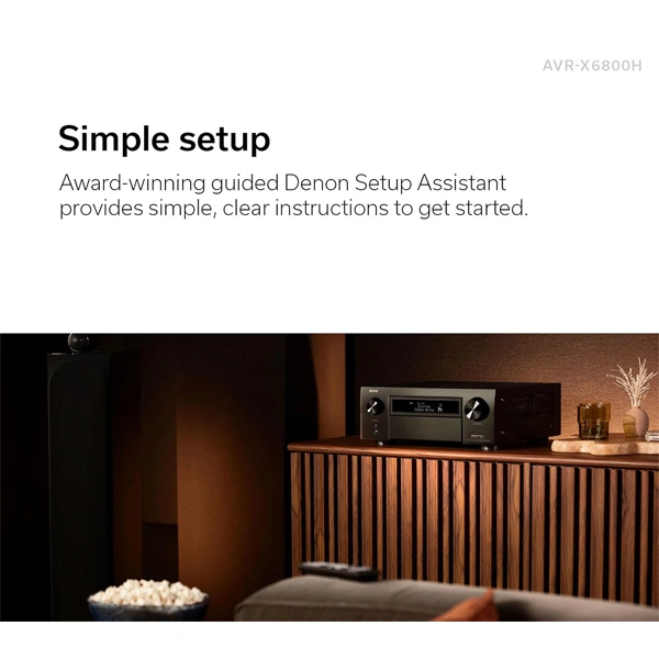 Denon AVR-X6800H 11.4 Channel AV Receiver