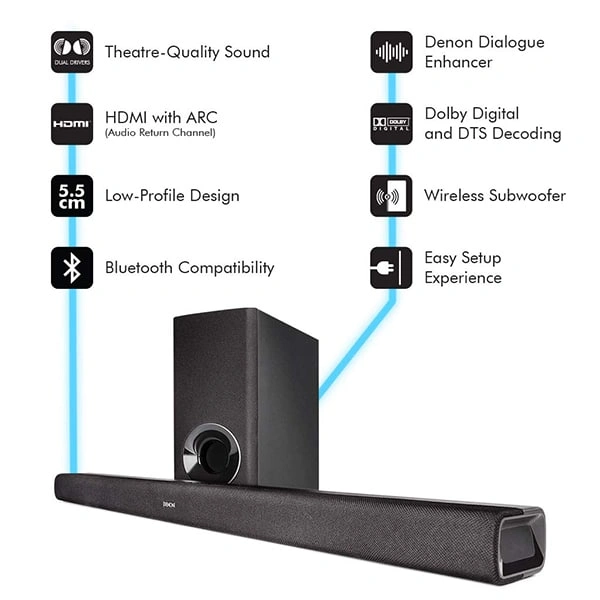 Denon DHT-S316 Dolby Soundbar System