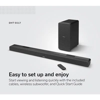 Denon DHT-S517 with Dolby Atmos Soundbar