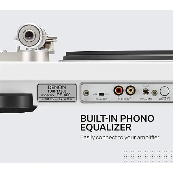 Denon DP-400F Semi Automatic Turntable