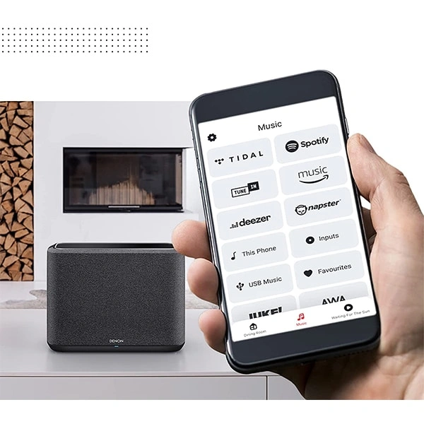 Denon Home 350 Wireless Speaker - White - White