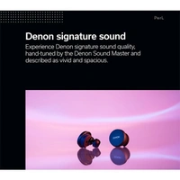 Denon PerL True Wireless Earbuds - Black - Black