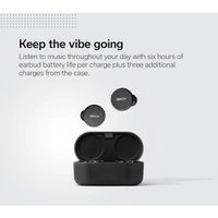Denon PerL True Wireless Earbuds - Black - Black