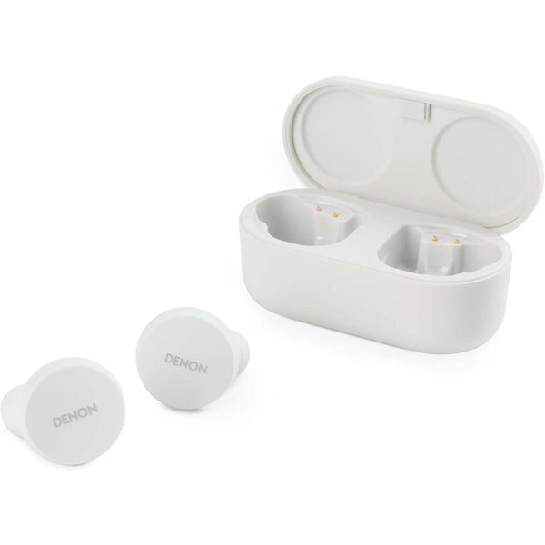 Denon PerL True Wireless Earbuds - White - White