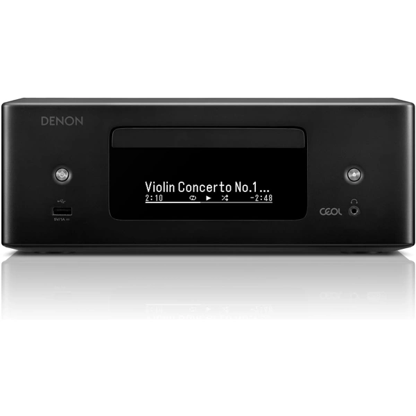 Denon RCD-N12 Bluetooth CD Player With Integrated AM/FM Radio Tuner