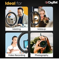 Digitek (DRL-15C RGB) LED RGB Ring Light with Stand