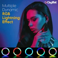 Digitek (DRL-15C RGB) LED RGB Ring Light with Stand