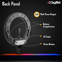 Digitek (DRL-18H C) Professional LED Ring Light
